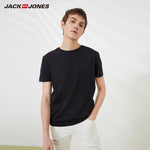 JackJones Men's Cotton T-shirt Solid Color Ice Cool Touch Fabric Men's Basic Top Fashion t shirt Jack Jones tshirt 220101546