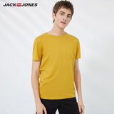 JackJones Men's Cotton T-shirt Solid Color Ice Cool Touch Fabric Men's Basic Top Fashion t shirt Jack Jones tshirt 220101546