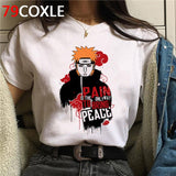 Naruto Summer Harajuku Cool Tshirt Unisex 90s T Shirt Japanese Anime Funny Cartoon T-shirt Streetwear Hip Hop Top Tees Male