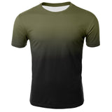 new muscle man printed 3D T-shirt round neck short sleeve ladies T-shirt men casual ladies T-shirt tops