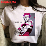 Kawaii Hunter X Hunter T Shirt Men Funny Summer Tops Cartoon HISOKA MOROW Graphic Tees Harajuku Unisex Anime Hot T-shirt Male